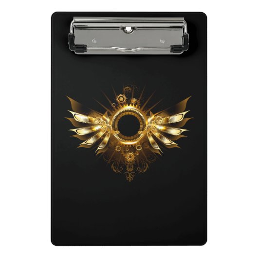 Mini Porte-bloc Ailes steampunk (Devant)