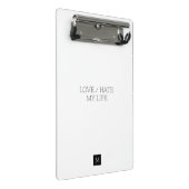 Mini Porte-bloc Aimer/haïr ma vie (Incliné)