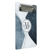 Mini Porte-bloc Ajouter vos initiales | Abstraction adjacente (Incliné)