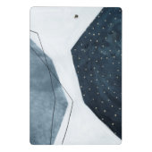 Mini Porte-bloc Ajouter vos initiales | Abstraction adjacente (Dos)