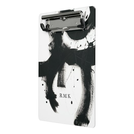 Mini Porte-bloc Ajouter vos initiales | Gesture Onyx (Angle2)