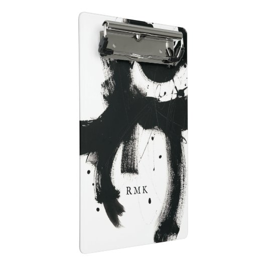 Mini Porte-bloc Ajouter vos initiales | Gesture Onyx (Incliné)