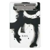 Mini Porte-bloc Ajouter vos initiales | Gesture Onyx (Devant)