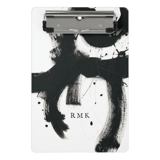 Mini Porte-bloc Ajouter vos initiales | Gesture Onyx (Devant)