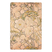 Mini Porte-bloc Alfonse Mucha Art Nouveau Peonies (Dos)