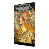 Mini Porte-bloc Alfonse Mucha Zodiac Art nouveau femme (Angle2)
