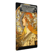 Mini Porte-bloc Alfonse Mucha Zodiac Art nouveau femme (Incliné)