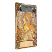 Mini Porte-bloc Alfonse Mucha Zodiac Art nouveau femme (Incliné)