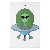 Mini Porte-bloc Alien dans son petit vaisseau spatial (Dos)