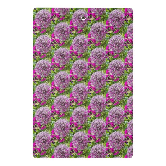 Mini Porte-bloc Allium & Fleurs d'été (Dos)