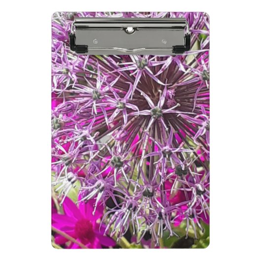 Mini Porte-bloc Allium & Fleurs d'été (Devant)