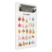 Mini Porte-bloc Alphabet A à Z avec photos Enfants (Incliné)