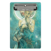 Mini Porte-bloc Alphonse Mucha Lune Clair De Lune Art Nouveau (Devant)