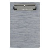 Mini Porte-bloc Aluminium brushed metal structure (Devant)