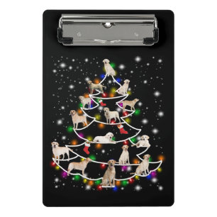 Mini Porte-bloc Amoureux des chiens   Arbre de Noël du Labrador
