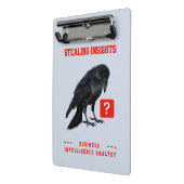 Mini Porte-bloc Analyste en intelligence d'affaires Crow (Angle2)