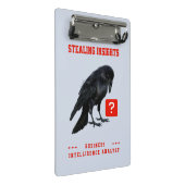 Mini Porte-bloc Analyste en intelligence d'affaires Crow (Incliné)