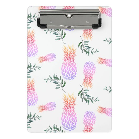 MINI PORTE-BLOC ANANAS ROSE ET ORANGE (Devant)