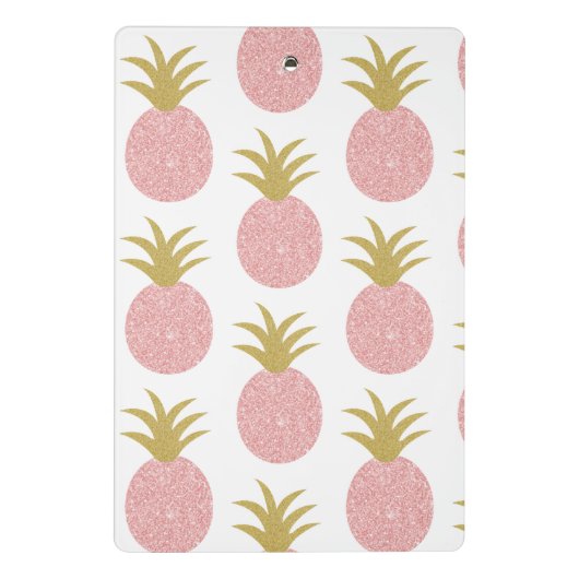 Mini Porte-bloc Ananas rose monogramme (Dos)