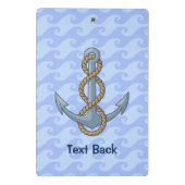 Mini Porte-bloc Ancre avec corde (Dos)