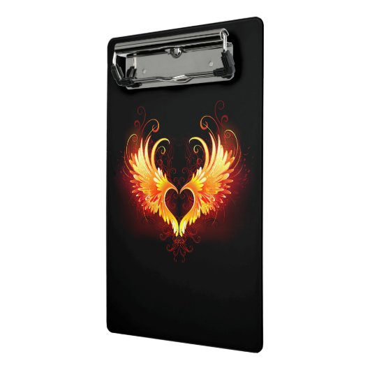 Mini Porte-bloc Angel Fire Heart with Wings (Angle2)