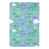 Mini Porte-bloc Animaux mignons jouant avec de l'eau 3 (Dos)