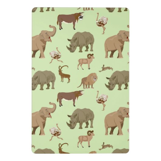 Mini Porte-bloc Animaux sauvages (Dos)