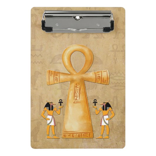 Mini Porte-bloc Ankh Key Of Life On Hieroglyph (Devant)