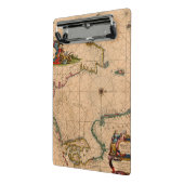 Mini Porte-bloc Antique vieille carte inspirée (1) (Angle2)