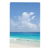 Mini Porte-bloc Aquarelle Art Sea Waves Modèle moderne tendance (Dos)