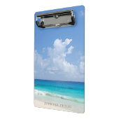 Mini Porte-bloc Aquarelle Balnéaire Vagues Moderne Élégant Modèle (Angle2)