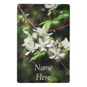 Mini Porte-bloc Aquarelle blanche simple (Dos)