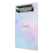 Mini Porte-bloc Aquarelle Dreamy Rose bleu turquoise (Angle2)