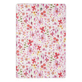 Mini Porte-bloc Aquarelle Fleur Sauvage Ditsy (Dos)