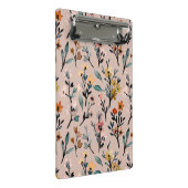 Mini Porte-bloc Aquarelle florale Boho Rose Dusty personnalisée (Incliné)