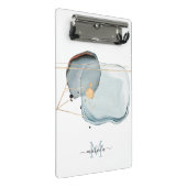 Mini Porte-bloc Aquarelle Monogramme moderne (Incliné)