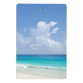 Mini Porte-bloc Aquarelle Nature Paysage marin Vagues Modèle éléga (Dos)