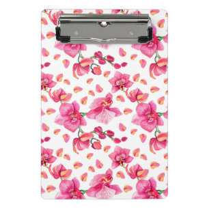 Mini Porte-bloc Aquarelle Orchidées Design 2