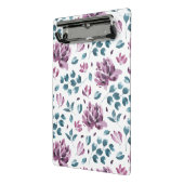 Mini Porte-bloc Aquarelle Peine violette Planner Floral (Angle2)