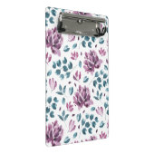 Mini Porte-bloc Aquarelle Peine violette Planner Floral (Incliné)