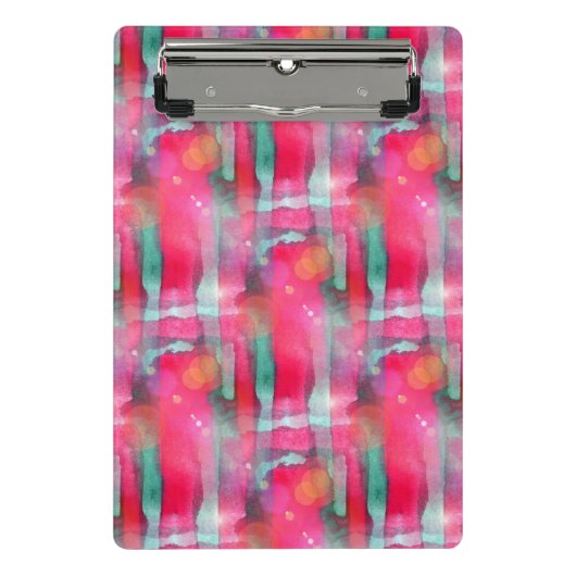 Mini Porte-bloc Aquarelle peinte par résumé d'éclat de Sun (Devant)