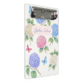 Mini Porte-bloc Aquarelle personnalisée Hydrangea Floral (Incliné)