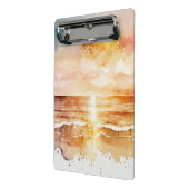 Mini Porte-bloc Aquarelle Plage Design 1 (Angle2)