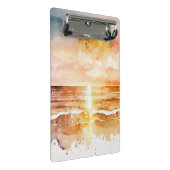 Mini Porte-bloc Aquarelle Plage Design 1 (Incliné)