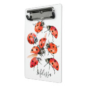 Mini Porte-bloc Aquarelle rouge et noire Ladybug (Angle2)