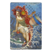 Mini Porte-bloc Aquarius Mermaid Bleu gothique (Dos)