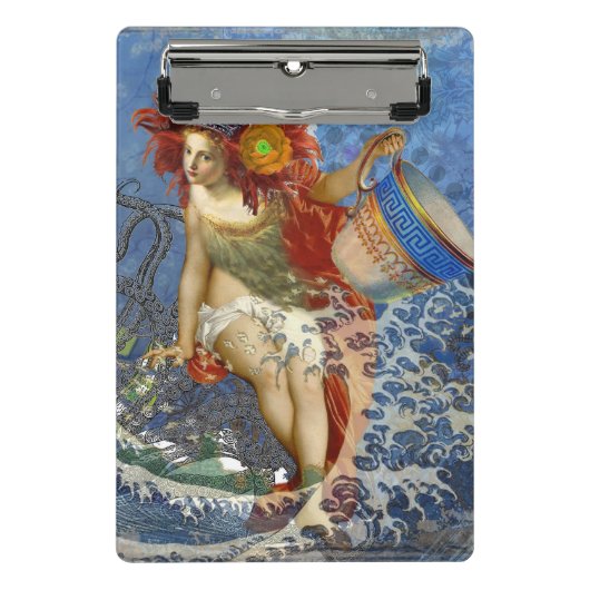 Mini Porte-bloc Aquarius Mermaid Bleu gothique (Devant)