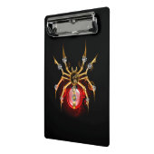 Mini Porte-bloc Araignée en vapeur noire (Angle2)