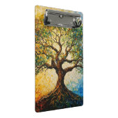 Mini Porte-bloc Arbre de connaissances - Peinture à l'huile (Incliné)