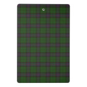 Mini Porte-bloc Armstrong Official Clan Tartan avec vos initiales (Dos)